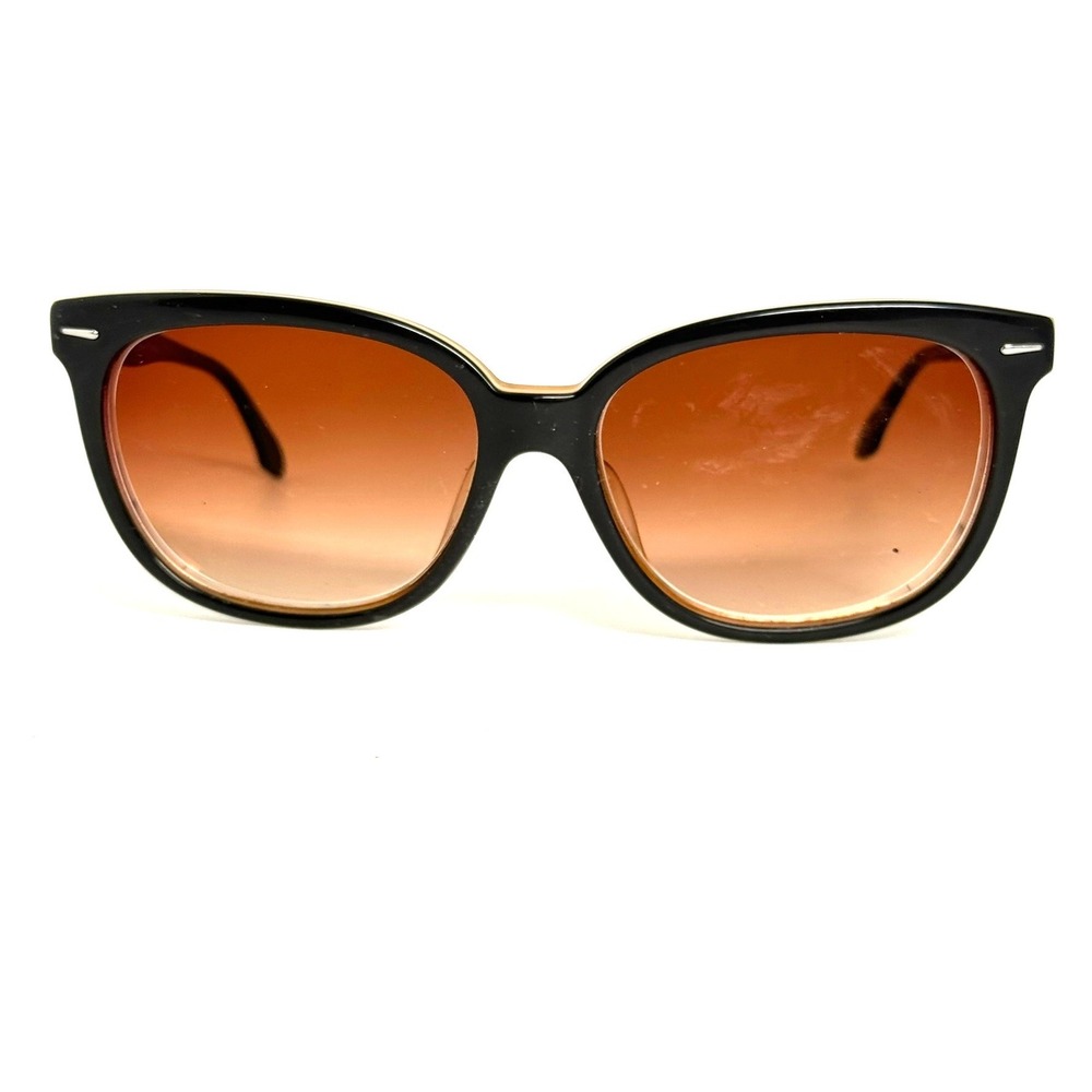 Calvin Klein CK4215S Cat Eye Sunglasses Black Honey Brown Gradient 53-15-135